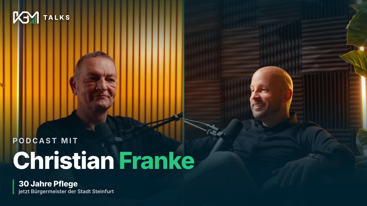 KBM Talks: Podcast mit Christian Franke, Bürgermeister der Stadt Steinfurt, und Timo Kemper